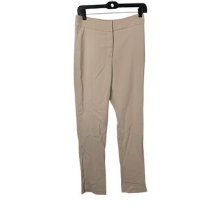Quince Women's Straight Leg Size 4 Beige Neutral Minimalist Capsule Career Pants